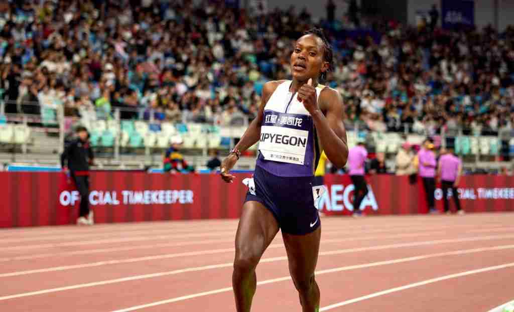 Faith Kipyegon Wanda Diamond League Xiamen 2025