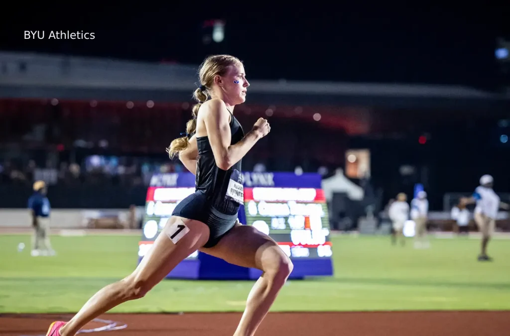 BYU's Meghan Hunter sets Big 12 Outdoor Championships record