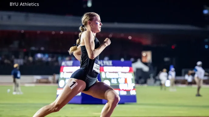 BYU's Meghan Hunter sets Big 12 Outdoor Championships record
