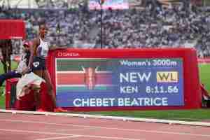 Beatrice Chebet Sets African Record in 3000m at Rabat Diamond League