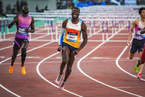 Cordell Tinch wins Shanghai-Keqiao Diamond League 2025 meeting 110m hurdles