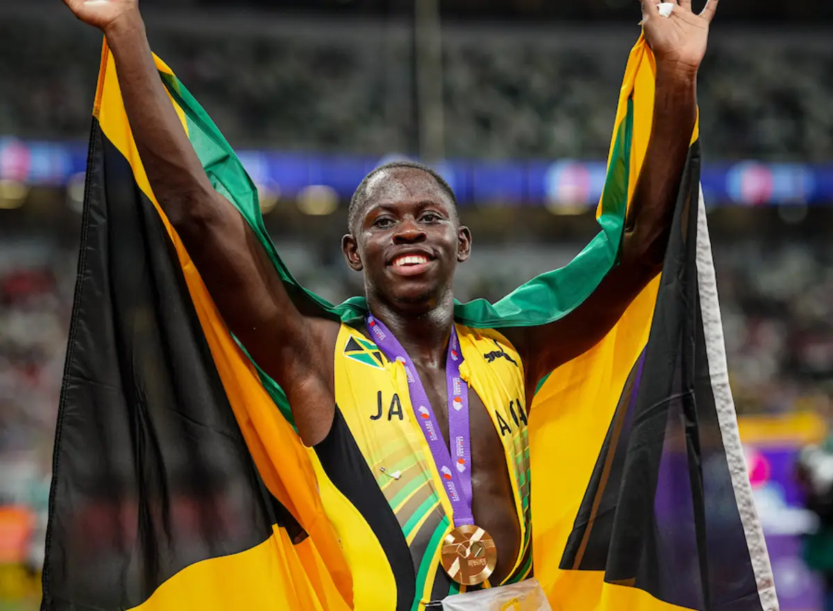 Jamaican Sprinter Oblique Seville Claims 100m World Championship Gold, Leads 1-2 Finish in Tokyo