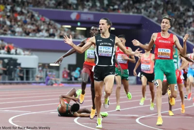 Geordie Beamish Stuns El Bakkali To Take World Steeplechase Gold at Tokyo 205