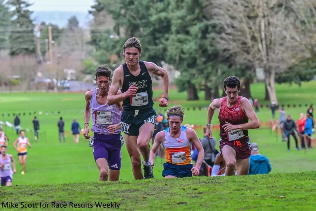 Nico Young, Rocky Hansen, Parker Wolfe, and Graham Blanks lead the 2025/26 USATF Cross Country Championships