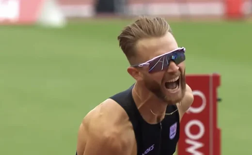 Great Britain's Josh Kerr at the London Diamond League
