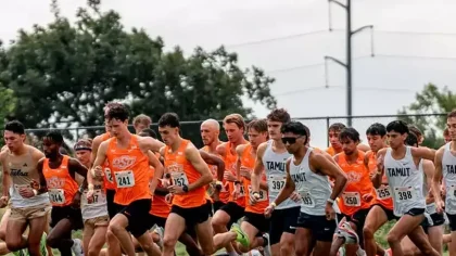 Oklahoma State cross country team in action - follow live results